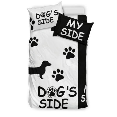 DACHSHUND DOG'S SIDE MY SIDE BEDDING SET