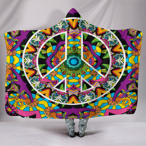 Peace Hoodie Blanket