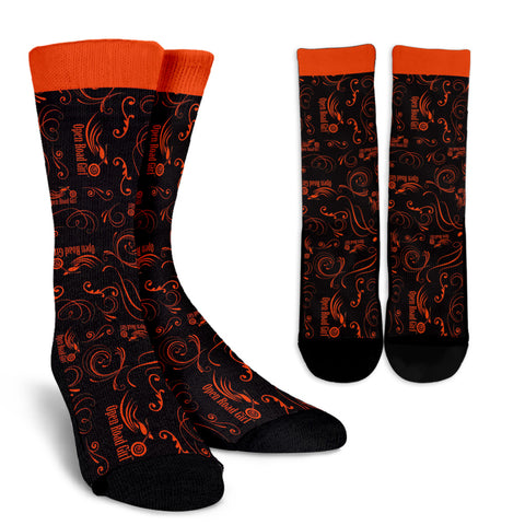 ORANGE Open Road Girl Socks