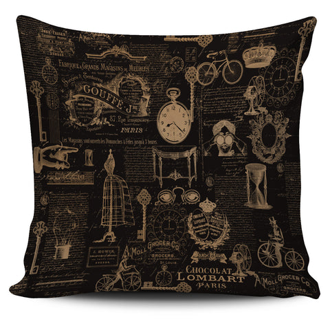 Steampunk Pillow Cover
