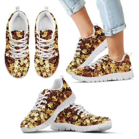 Kid's Sneakers Gold Star (White Soles)
