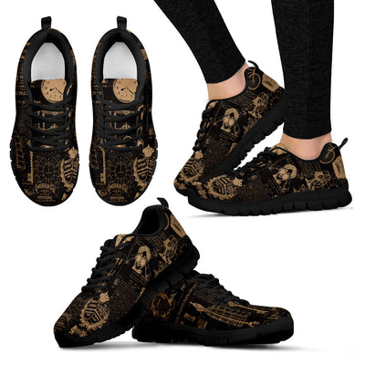 Steampunk Printed Running Shoes/Sneakers