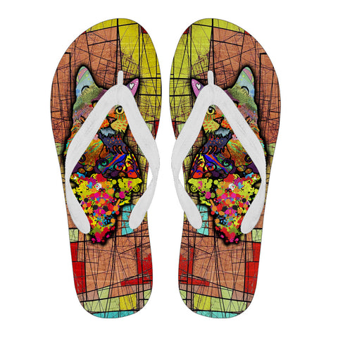 Cat Women's Flip Flops