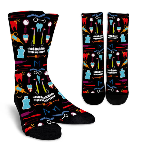 Dental Tools Crew Socks