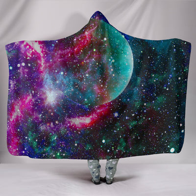 Galaxy Yoga Hooded Blanket