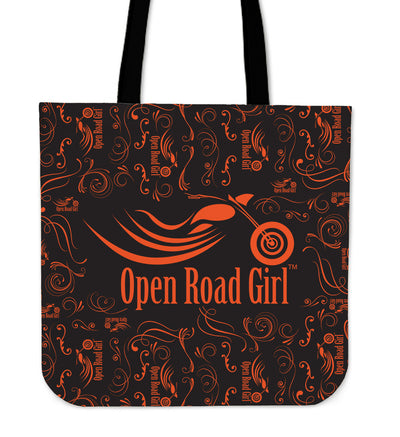 ORANGE Open Road Girl CLOTH Tote