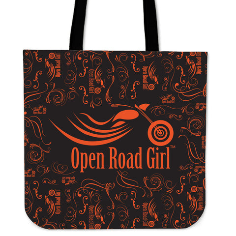 ORANGE Open Road Girl CLOTH Tote