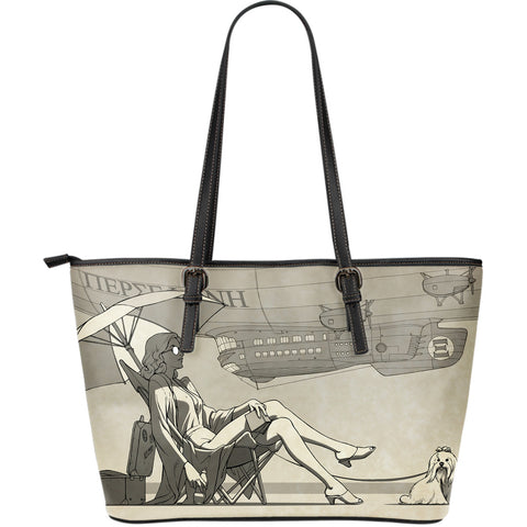 Lady of Luxury Large Leather Handbag