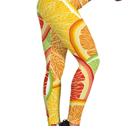 Citrus Slice Women's Leggings
