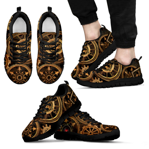 Mens Gear Print Sneakers