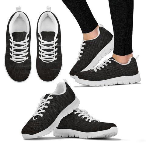Brick Wall Design Shoes. Womens Sneakers White Sole