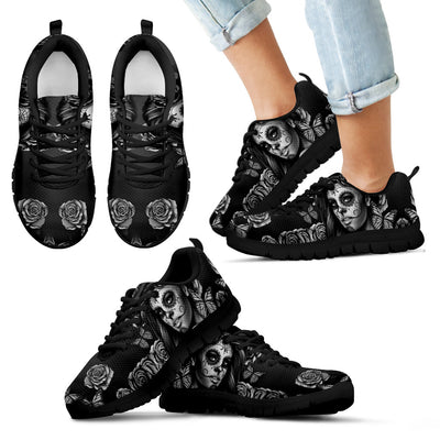 Kid's Sneakers Calavera Gray (Black Soles)