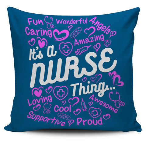 Light Blue Pillow Cover