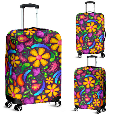 Floral Luggage Cover
