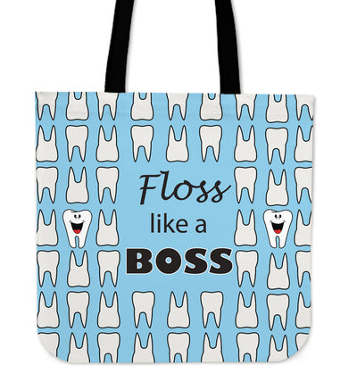 Floss like a BOSS Dental Tote Bag