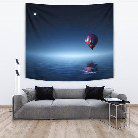 TAPESTRY BALLOON RIDE OVER OCEAN