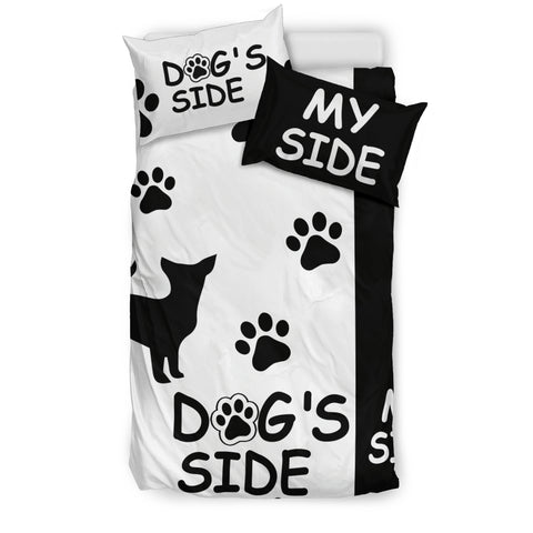 Chihuahua Dog's Side My Side Bedding Set