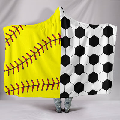 Softball Soccer Hooded Blanket