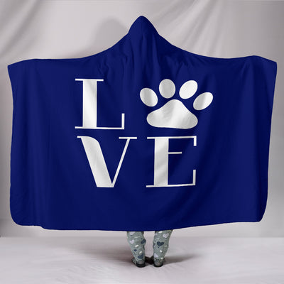 NP Love Dogs Hooded Blanket