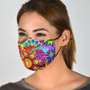 Abstract Bright Floral - Face Mask