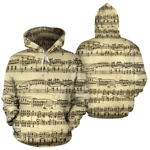 Hoodie Sheet Music Design