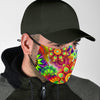 Abstract Bright Floral - Face Mask