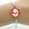 Keep Calm and Love Cats Offer- Bracelet jewelry glass Cabochon Art picture plus more cool cats